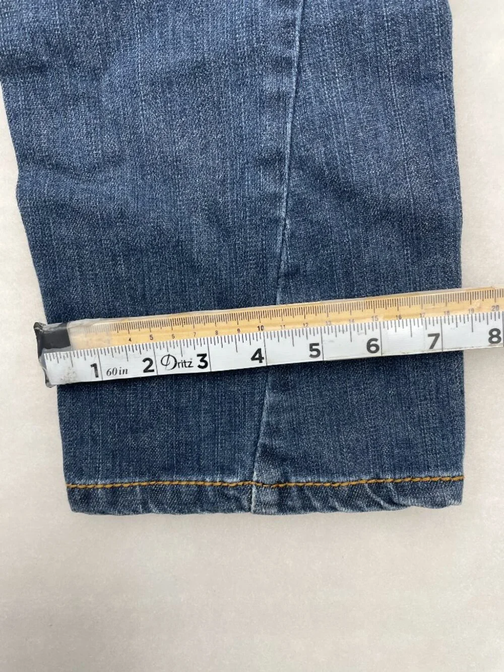 True Religion Joey Big T Flare Leg Blue Jeans USA Made Vintage 28 Women's 28x31 - Picture 12 of 13